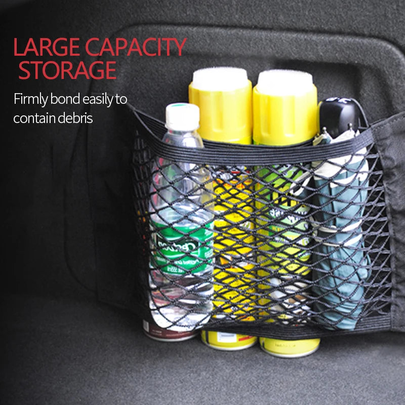Filet de Rangement Multifonction pour Coffre de Voiture