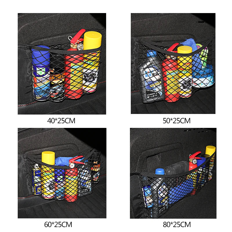 Filet de Rangement Multifonction pour Coffre de Voiture