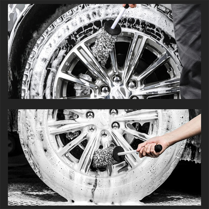 Brosse Microfibre pour Nettoyage des Jantes et Roues