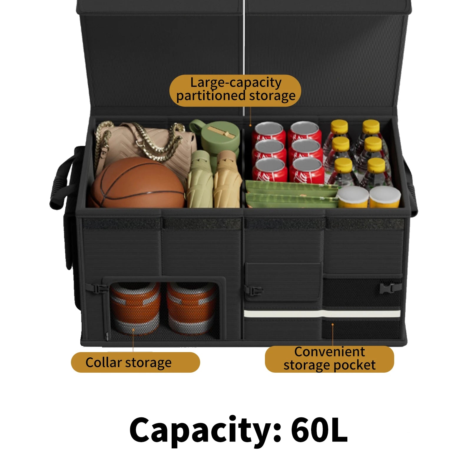 Rangement compact pour voiture