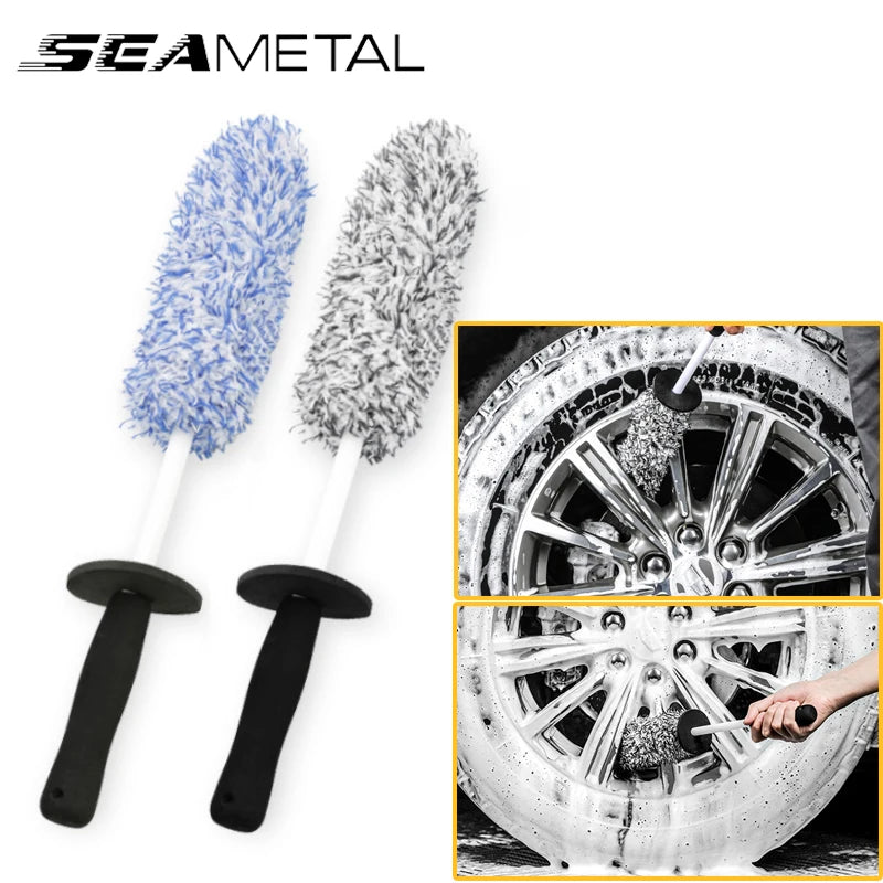 Brosse Microfibre pour Nettoyage des Jantes et Roues