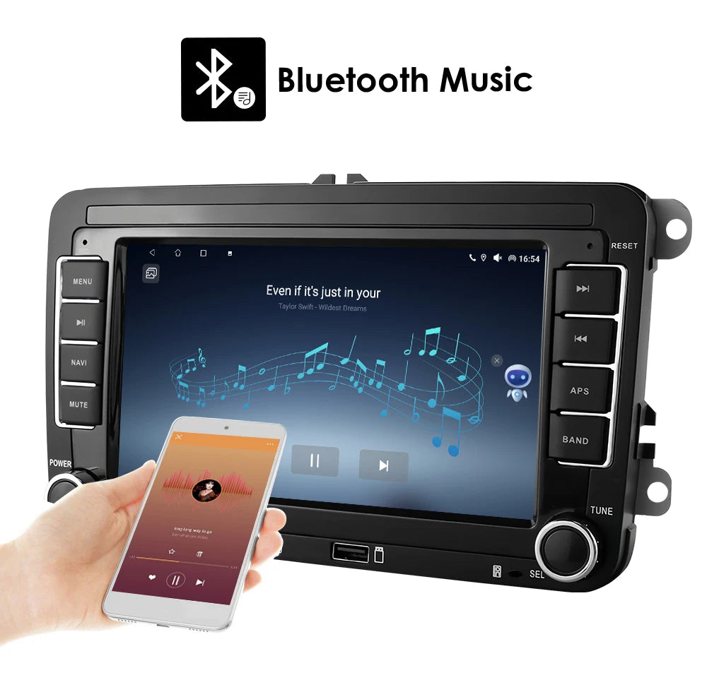 Carplay pour VW POLO GOLF 5 6 Plus PASSAT B6 JETTA TIGUAN TOURAN SHARAN SCIROCCO CADDY