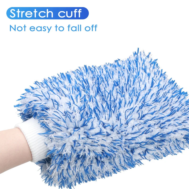 Gant de Lavage Microfibre Haute Absorption pour Voiture
