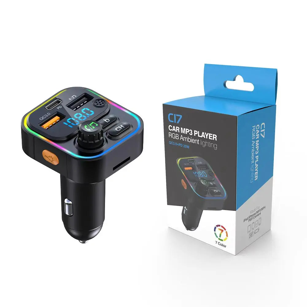 Transmetteur FM Bluetooth avec Kit Mains Libres et Recharge Rapide