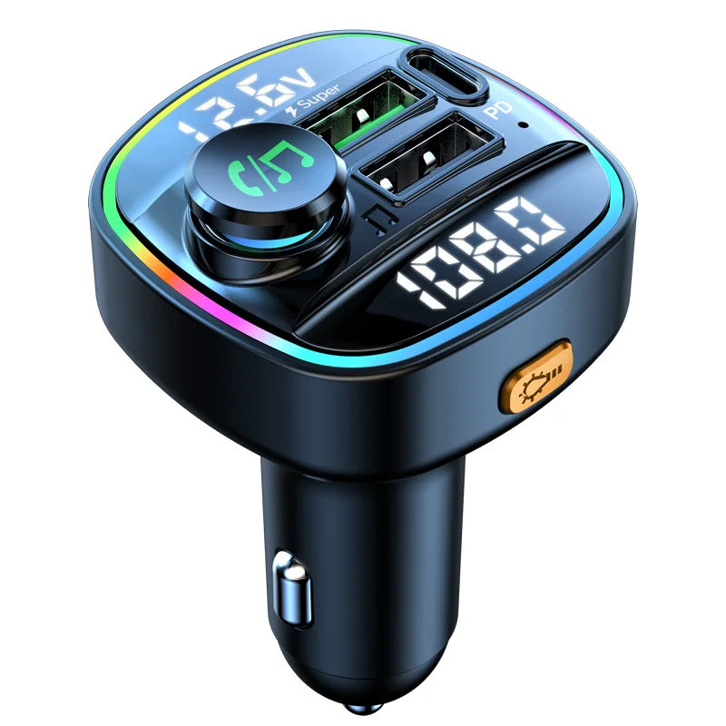 Transmetteur Bluetooth  allume cigare avec charge rapide USB