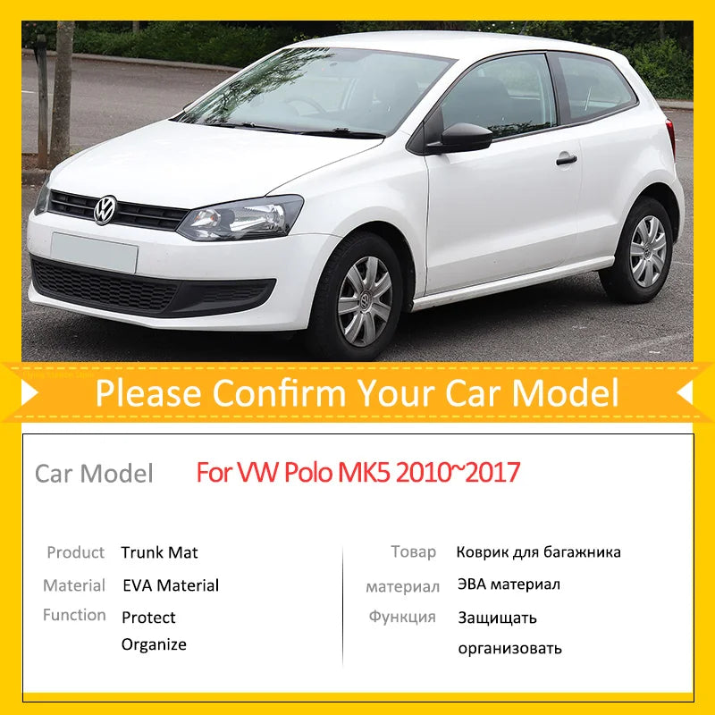 Tapis de Coffre Haute Protection pour VW Polo Mk5 (2010-2017)