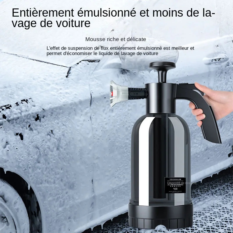 Pulvérisateur à Mousse 2L avec 3 Buses Interchangeables