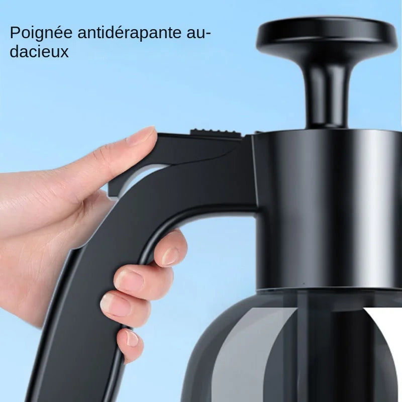 Pulvérisateur à Mousse 2L avec 3 Buses Interchangeables