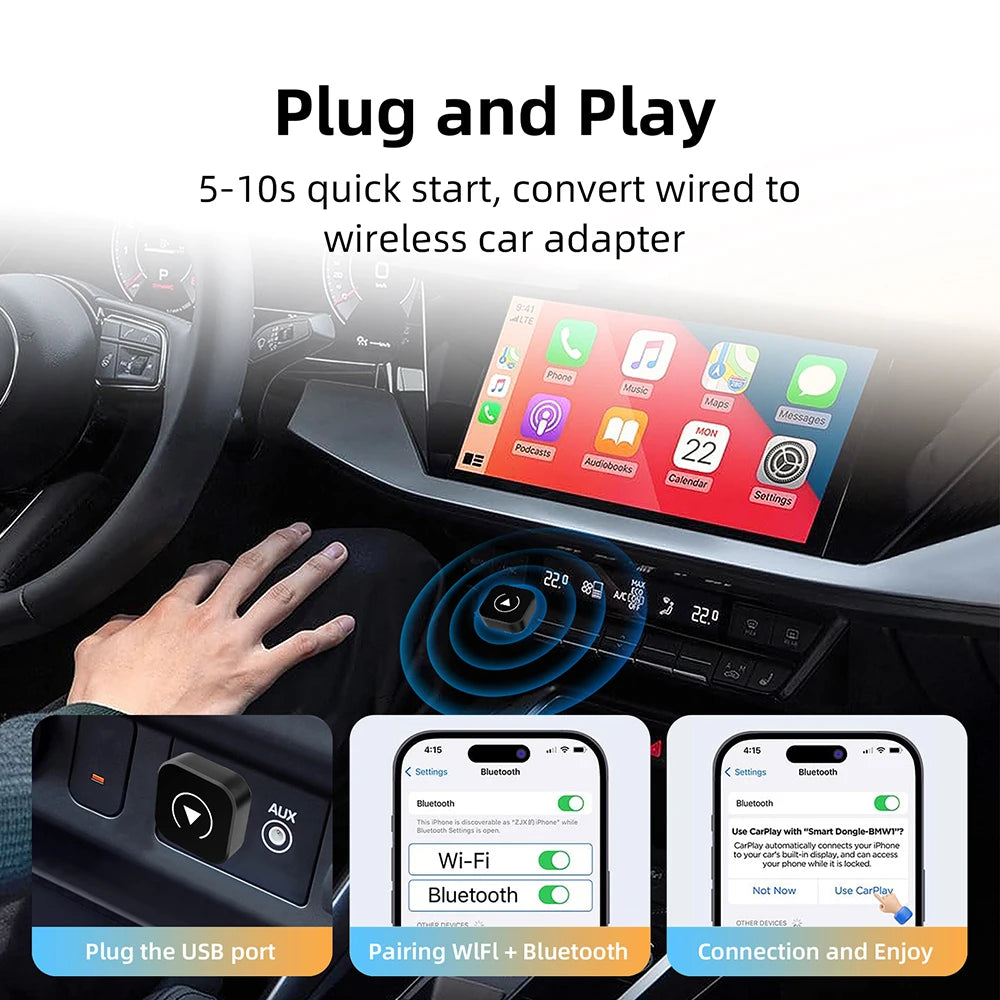 Carplay sans fil USB